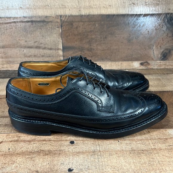 Vintage Florsheim Imperial 92604  V-Cleat Long Wingtip Men's 9.5 - Picture 9 of 10